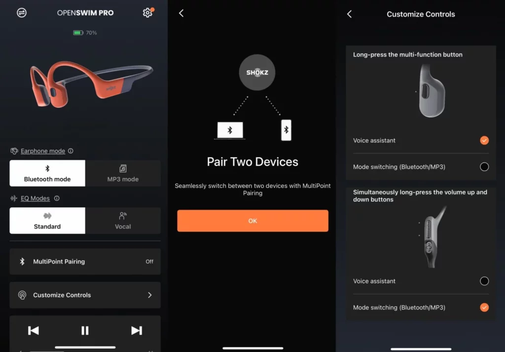 Shokz OpenSwim Pro control app 1536x1069 1 Shokz OpenSwim Pro control app 1536x1069 1