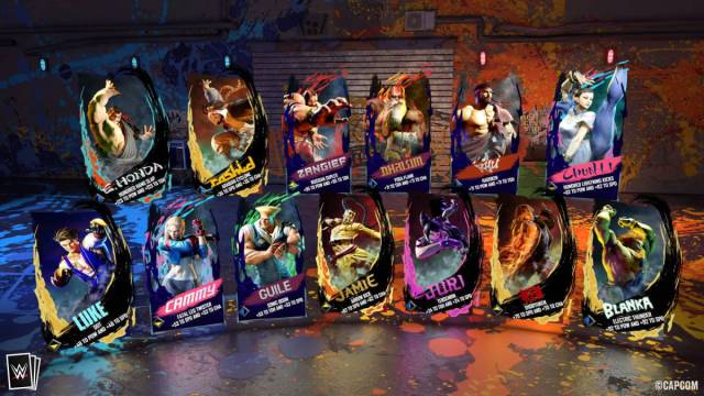 WWE SuperCard Crossover Stars Street Fighter 6 Personnages et Cosplay WWE SuperCard Crossover Stars Street Fighter 6 Personnages et Cosplay