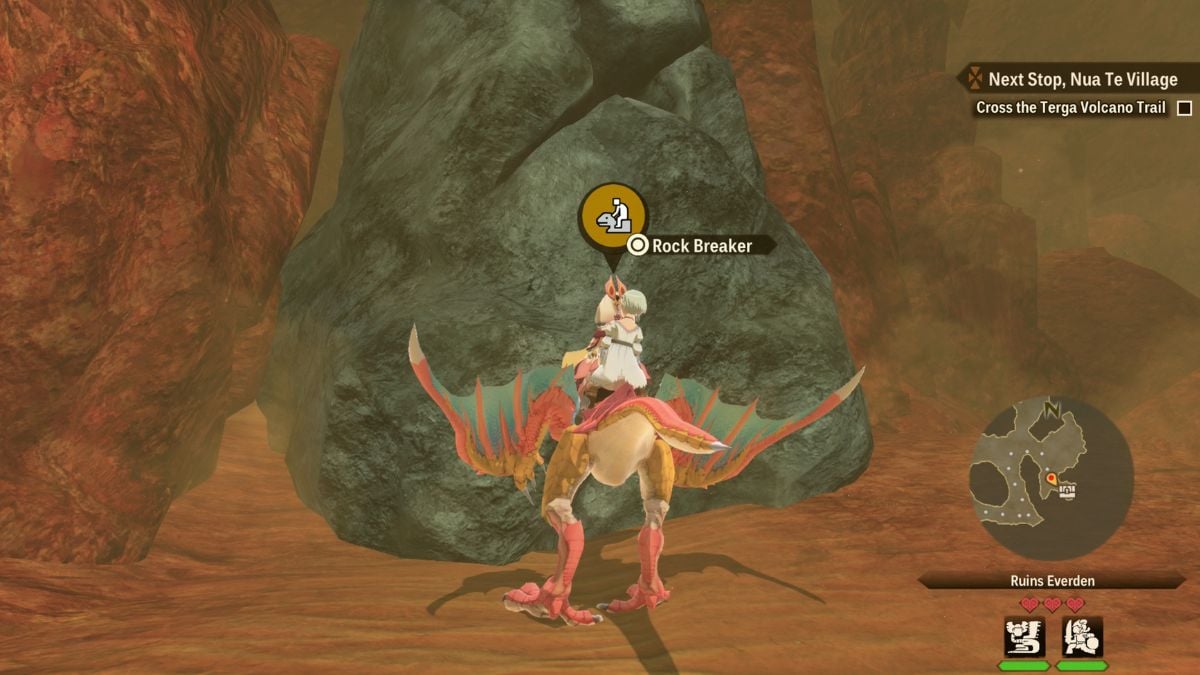 1723069645 630 Toutes les actions de conduite et leurs monstres correspondants Rock Breaker Monster Hunter Stories 2