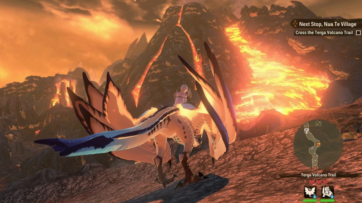 1723069649 863 Toutes les actions de conduite et leurs monstres correspondants Plongée de lave Monster Hunter Stories 2