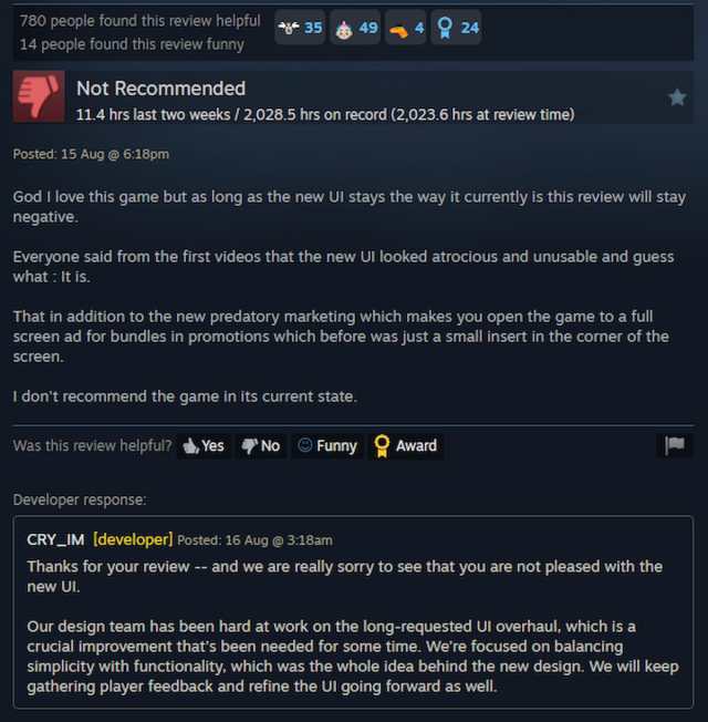 Crytek repond au contrecoup de linterface utilisateur de Hunt Showdown Crytek repond au contrecoup de linterface utilisateur de Hunt Showdown