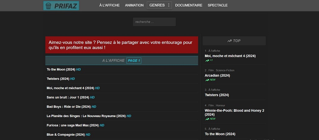 a l affiche prifaz a l affiche prifaz