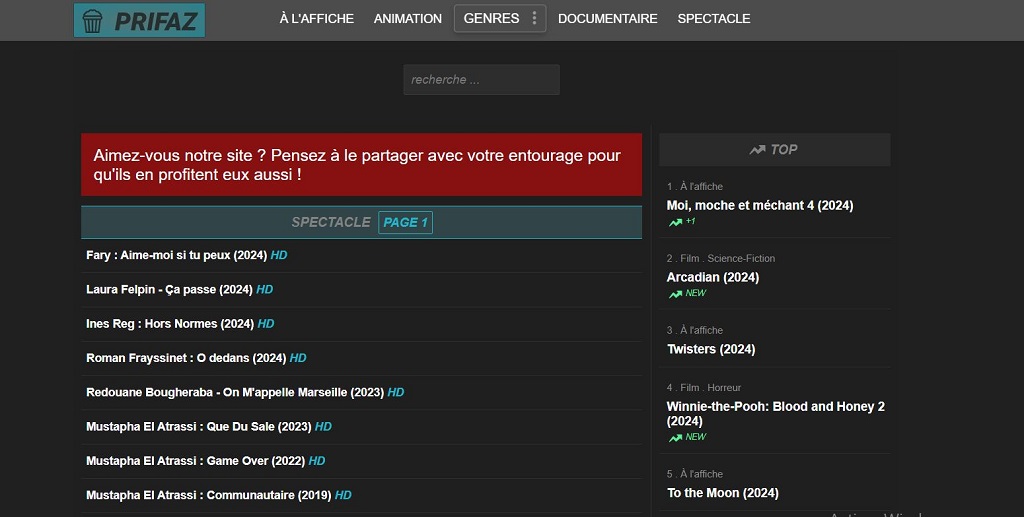 spectacle prifaz spectacle prifaz