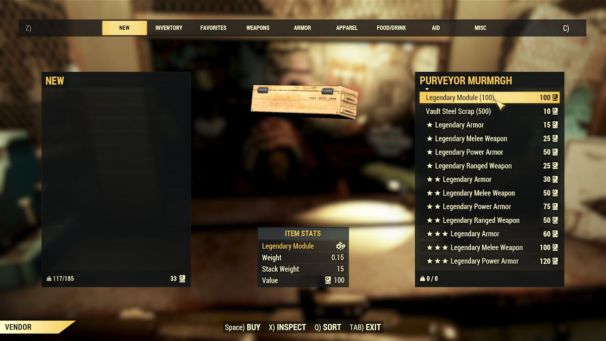 1725613986 704 Comment obtenir des modules legendaires dans Fallout 76 Modules légendaires de Fallout 76