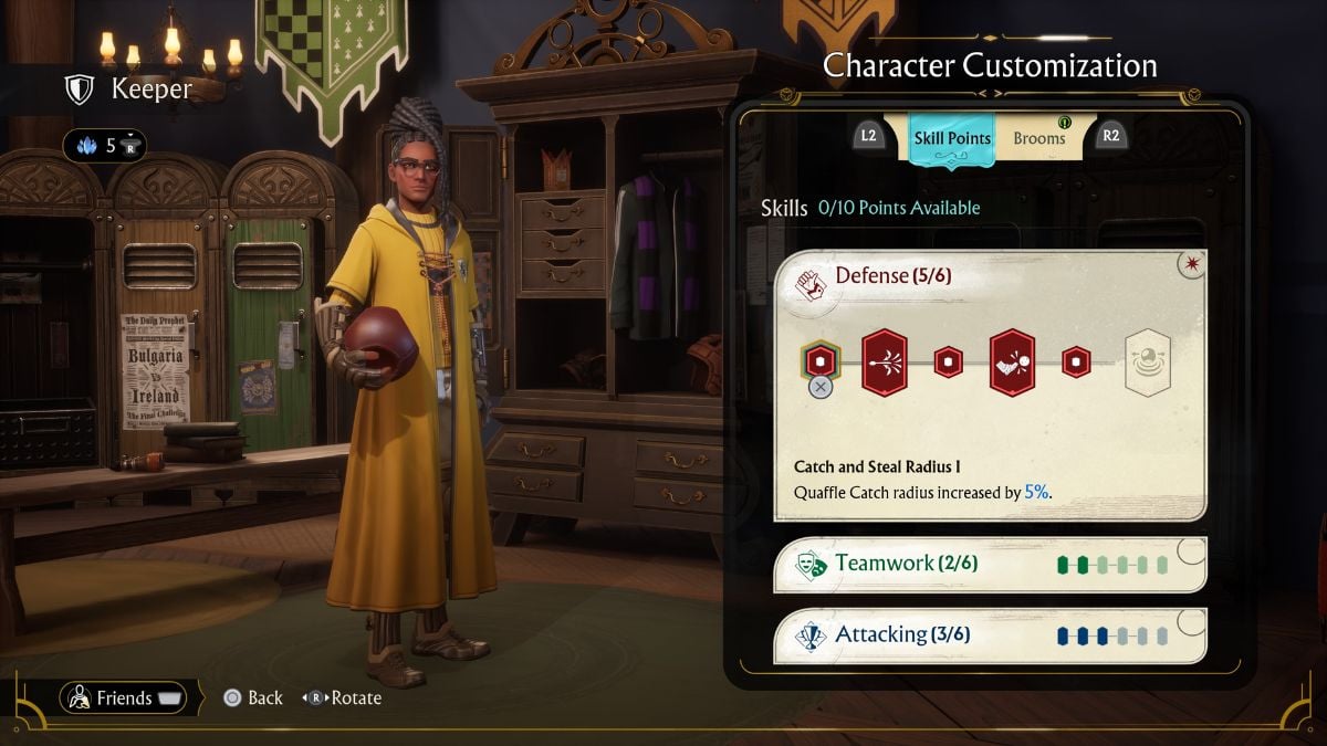 1726770127 455 Comment personnaliser vos personnages dans Harry Potter Quidditch Champions Harry Potter Quidditch Champions : Comment équiper des points de compétence