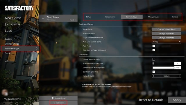 Comment heberger un serveur dedie dans Satisfactory 10 Comment heberger un serveur dedie dans Satisfactory 10