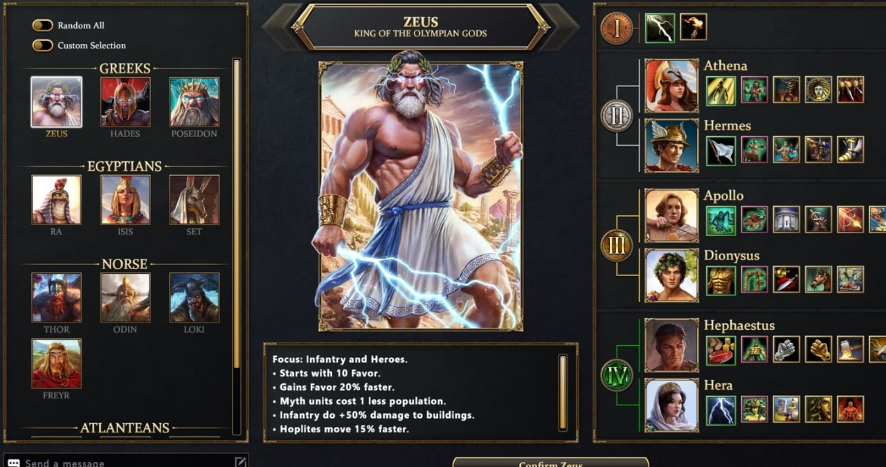 Meilleur ordre de construction dans Age of Mythology Retold L’ère de la mythologie : Dieux racontés