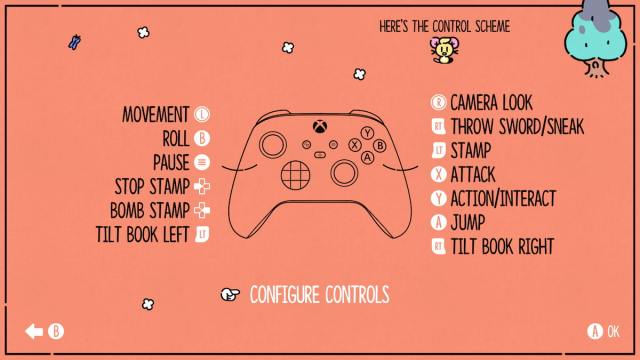 The Plucky Squire Complete Controls pour PC et manette The Plucky Squire Complete Controls pour PC et manette