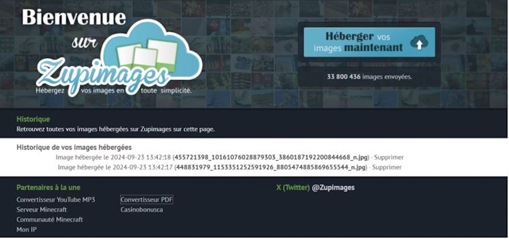 historique images hebergees historique images hebergees