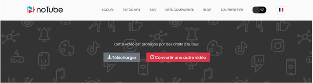 noTube echec telechargement notube echec telechargement