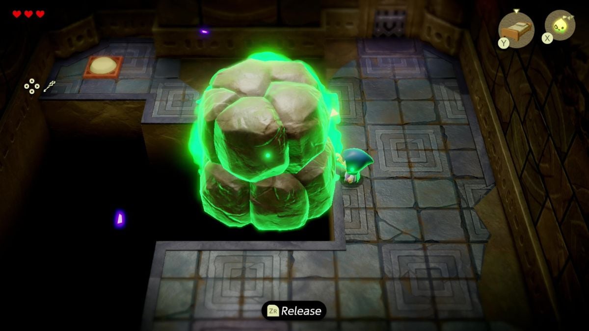 1727881403 257 Zelda Echoes of Wisdom Suthorn Ruins Dungeon Procedure pas a Bind, Rocher, Zelda, Échos de la sagesse