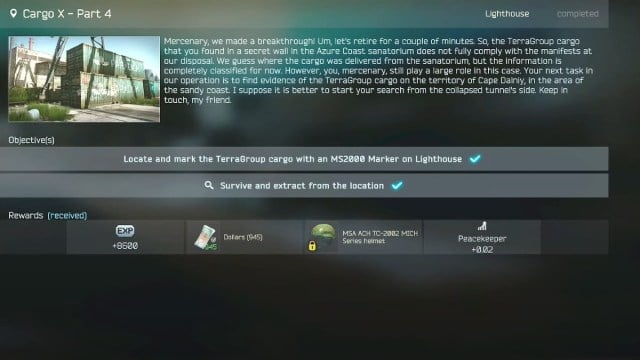 Comment terminer Cargo X Partie 4 dans Escape from Tarkov Comment terminer Cargo X Partie 4 dans Escape from Tarkov