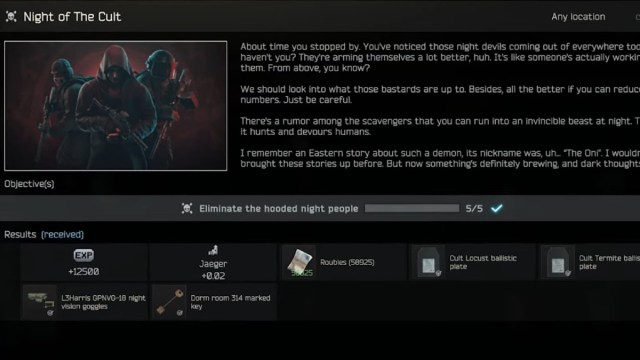 Comment terminer la nuit du culte dans Escape from Tarkov Comment terminer la nuit du culte dans Escape from Tarkov