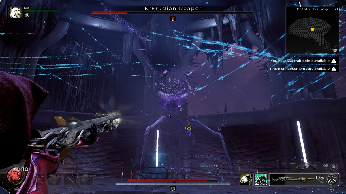 Remnant 2 The Dark Horizon Comment battre le boss Remnant 2 - Attaque hurlante du boss N’Erudian Reaper