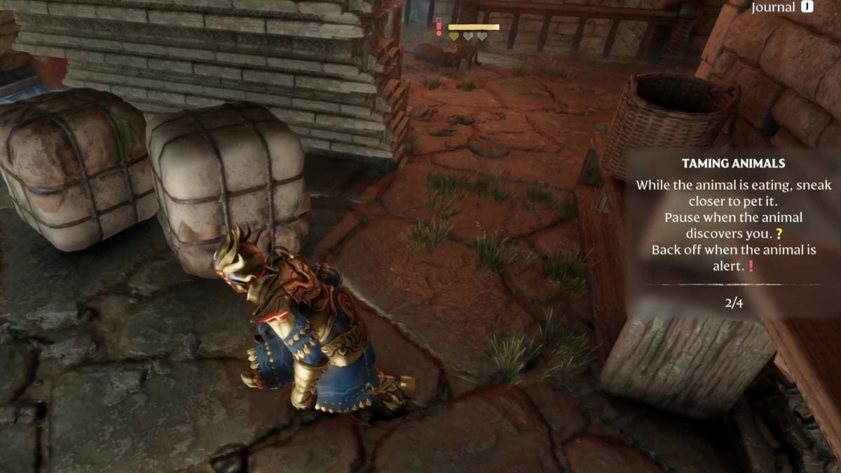 1731349520 522 Comment apprivoiser les animaux de compagnie dans Enshrouded Marque rouge enveloppée