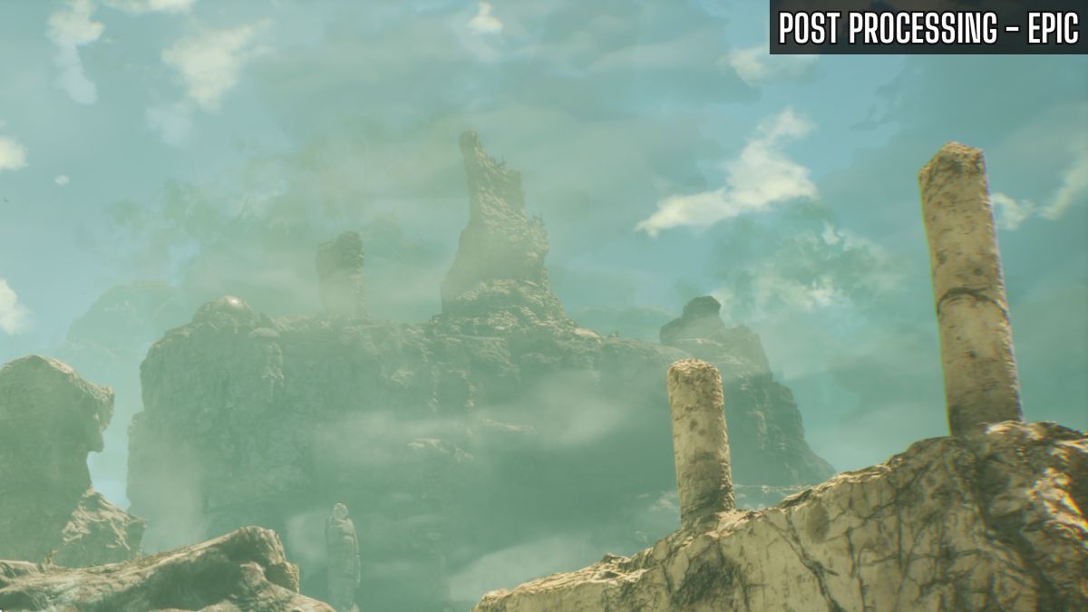 Post-traitement défini sur Epic