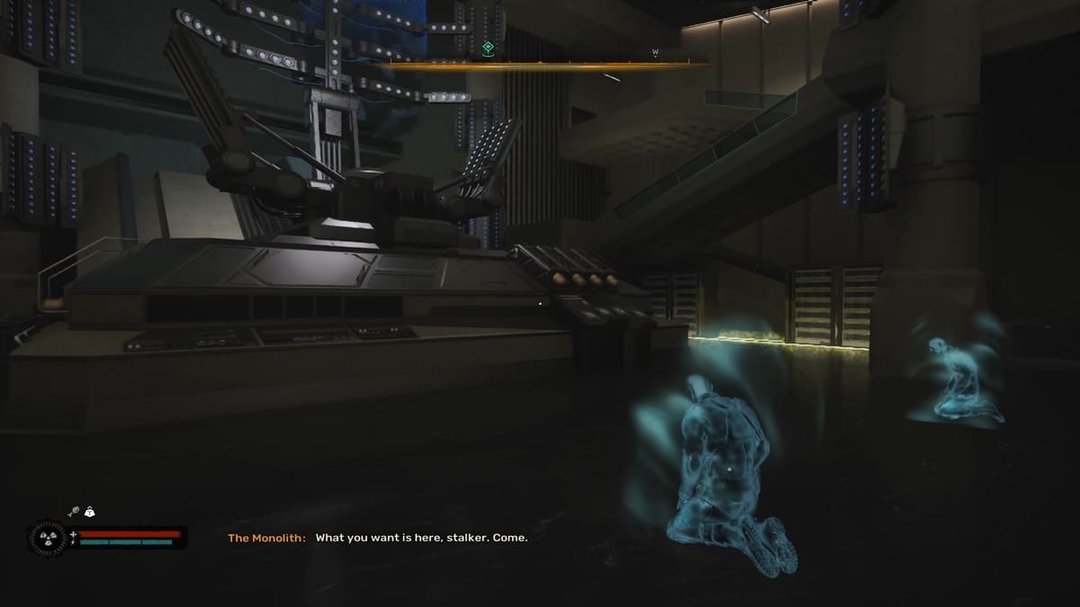 1732806450 945 Stalker 2 Wishful Thinking Guide Du cote des Noonstriders Figues ombragées près de la machine monolithe dans Stalker 2