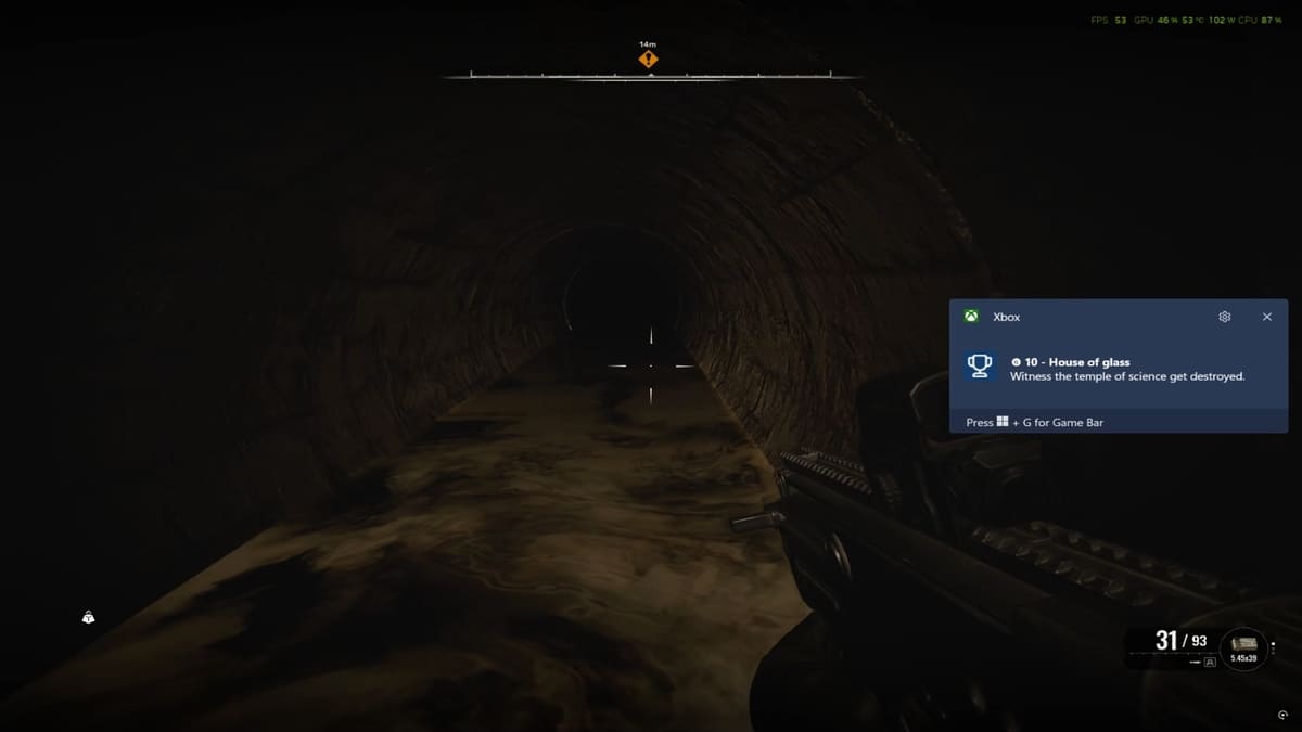 1732806451 467 Stalker 2 Wishful Thinking Guide Du cote des Noonstriders Succès Maison de verre débloqué dans Stalker 2