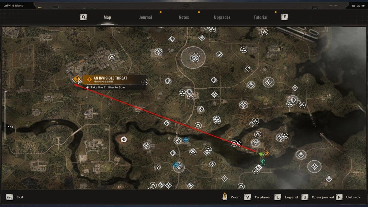 1732865878 225 Stalker 2 Comment reparer le bug douverture dun bunker Emplacement de la mission principale d’An Invisible Threat sur la carte