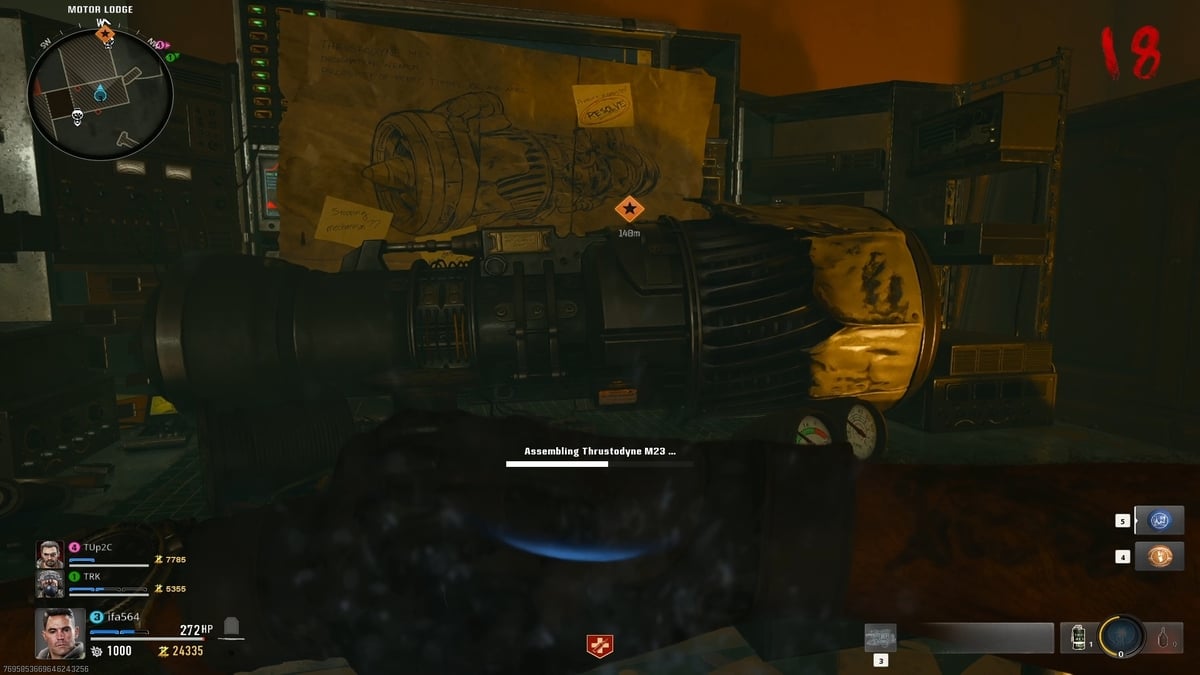 Call of Duty Black Ops 6 Zombies Liberty Falls Guide Fabrication d’un pistolet à réaction