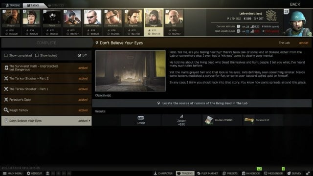 Comment finir Dont Believe Your Eyes dans Escape from Tarkov Comment finir Dont Believe Your Eyes dans Escape from Tarkov
