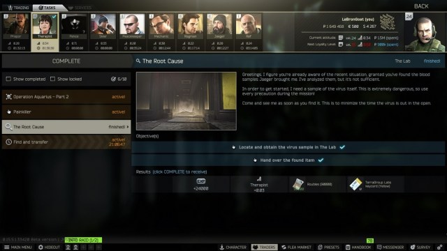 Comment finir la cause profonde dans Escape from Tarkov Comment finir la cause profonde dans Escape from Tarkov