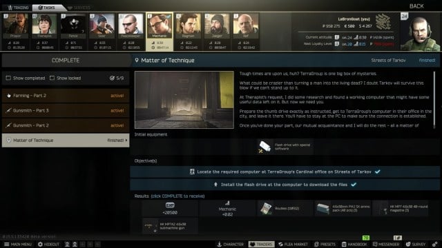 Comment terminer la quete Matter of Technique dans Escape from Comment terminer la quete Matter of Technique dans Escape from