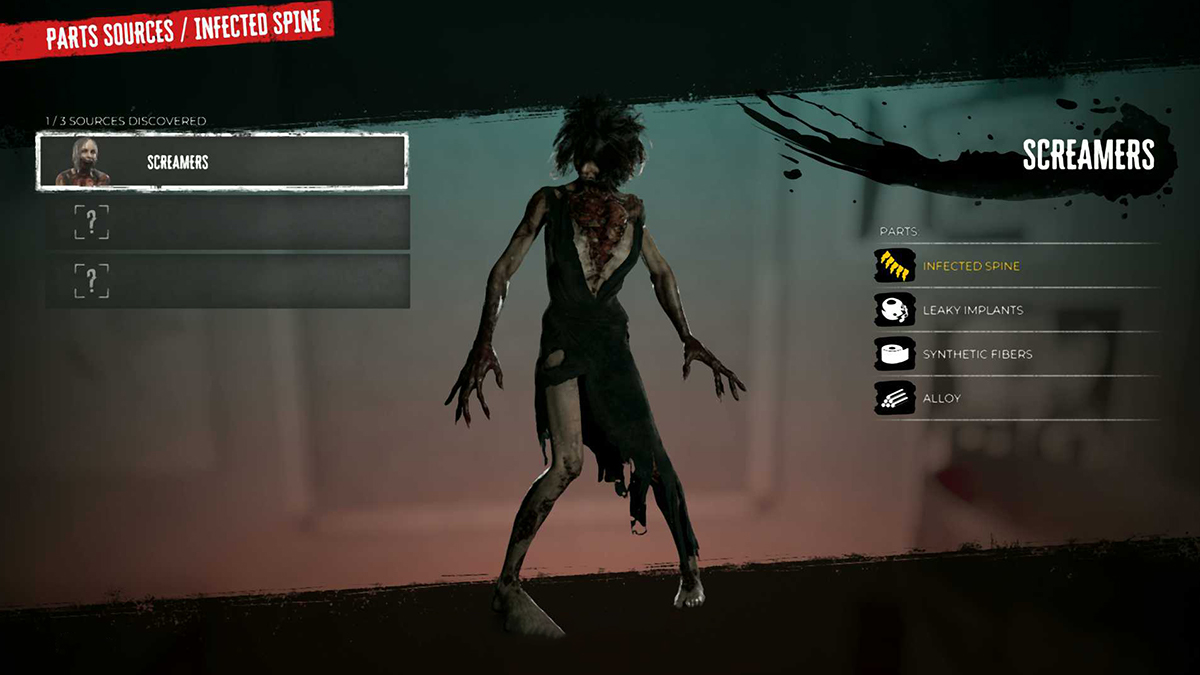 Dead Island 2 Comment obtenir des epines infectees parties infectées de la colonne vertébrale Dead Island 2
