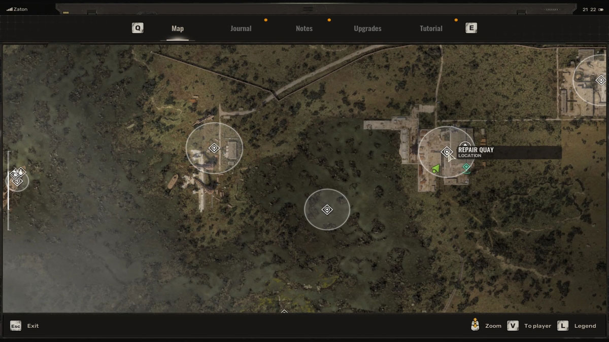 Guide de localisation de Stalker 2 Sunrise Suit Emplacement du quai de réparation