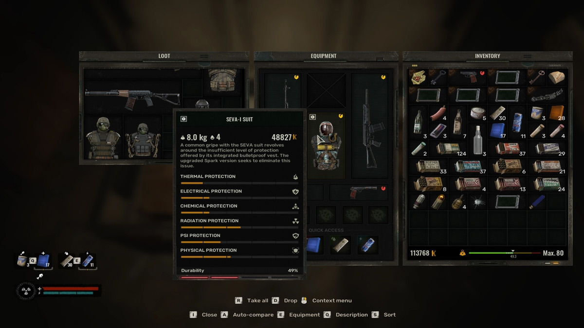 1733336400 420 10 meilleurs ensembles darmures dans Stalker 2 et comment les Statistiques du maillot SEVA-I