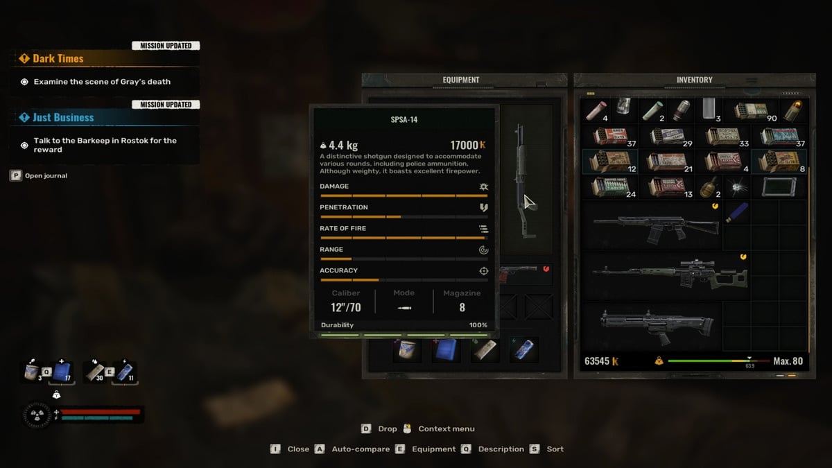 1733516785 488 Stalker 2 9 meilleurs fusils de chasse et comment Statistiques SPSA-14