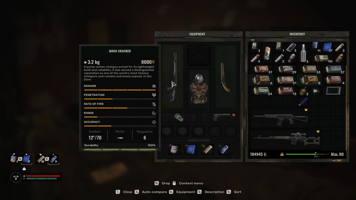 1733516786 776 Stalker 2 9 meilleurs fusils de chasse et comment Statistiques du M860