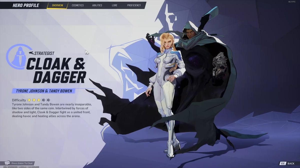 1733771638 516 Marvel Rivals 7 meilleurs strateges et comment les jouer Vue d’ensemble de la cape et de la dague dans Marvel Rivals