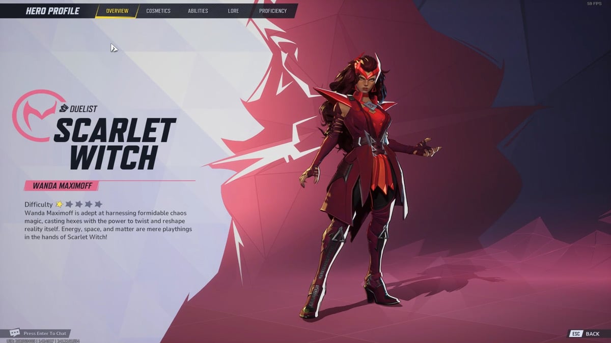 1734944780 495 Marvel Rivals Heroes Tier List tous les personnages classes Scarlet Witch, le meilleur duelliste de milieu de gamme de Marvel Rivals