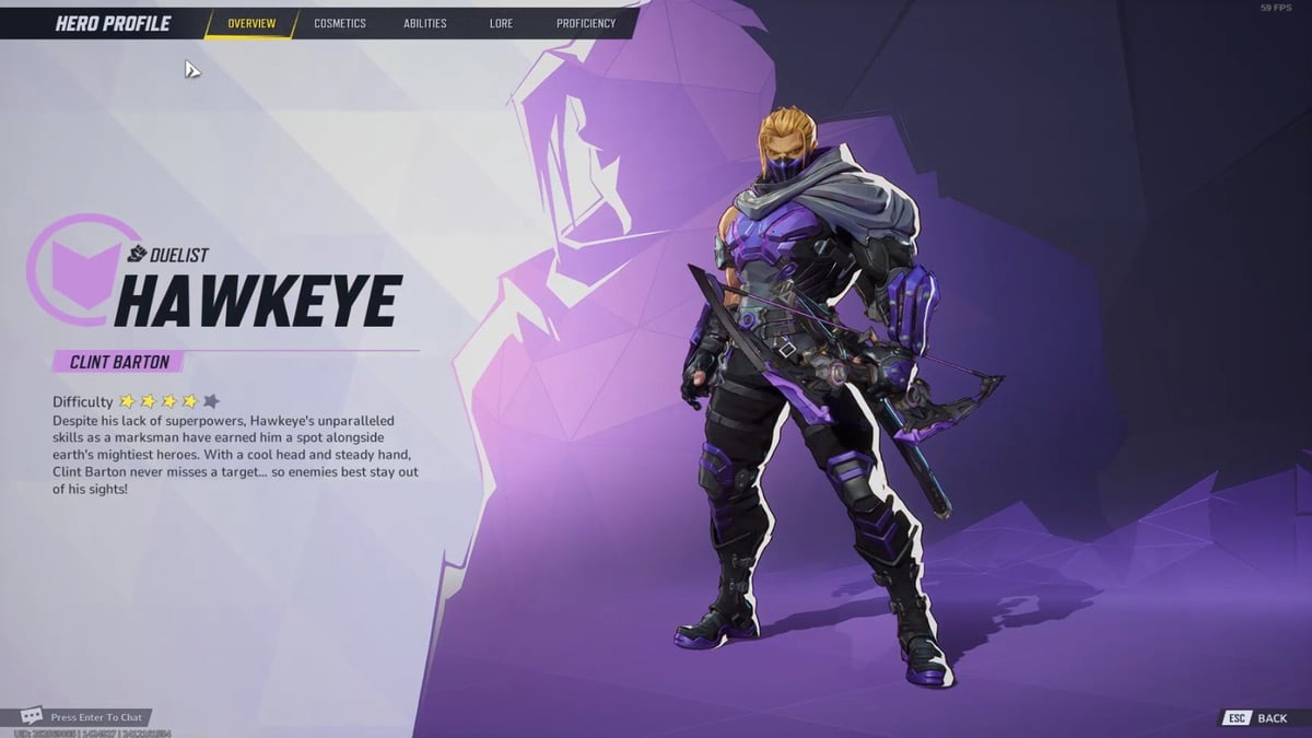 1734944781 152 Marvel Rivals Heroes Tier List tous les personnages classes Hawkeye, le meilleur duelliste à distance de Marvel Rivals