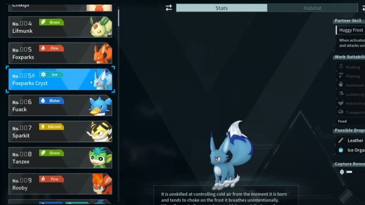 1735578418 300 Palworld Liste de tous les amis de Feybreak et Foxparks Cryst
