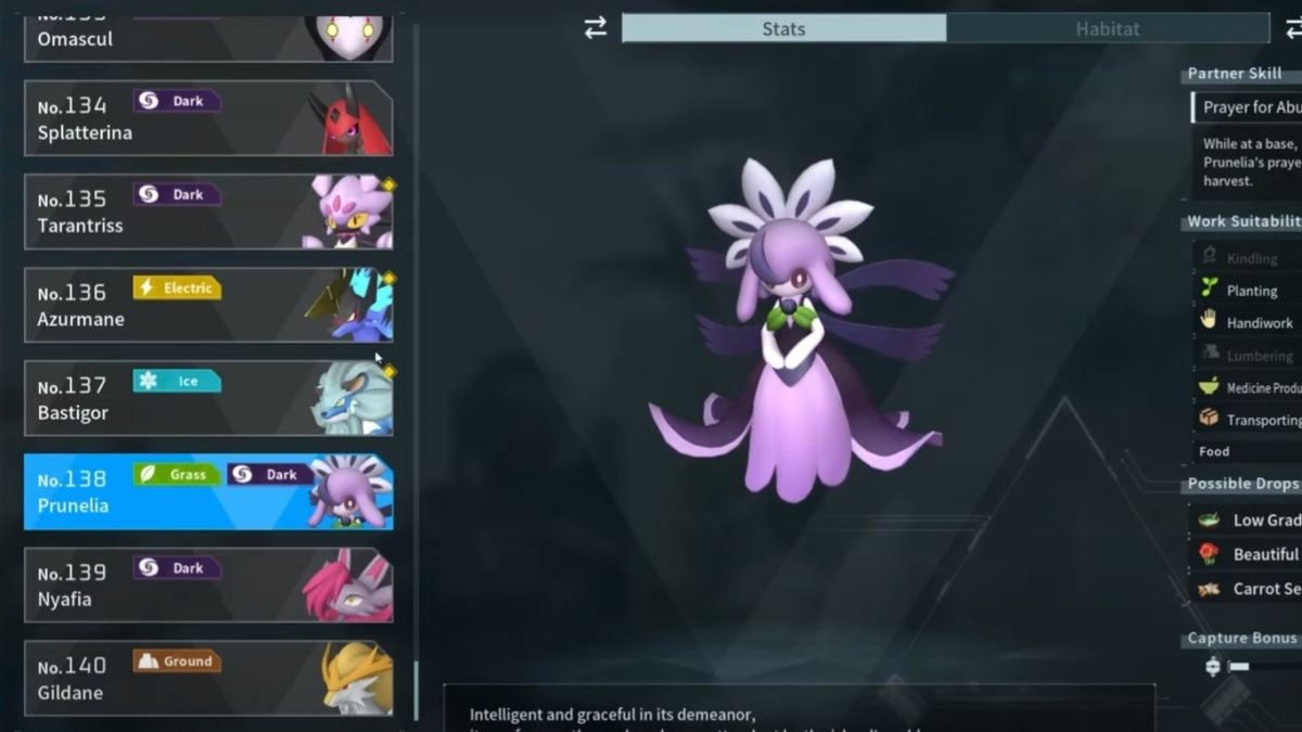 1735578418 720 Palworld Liste de tous les amis de Feybreak et Prunelia