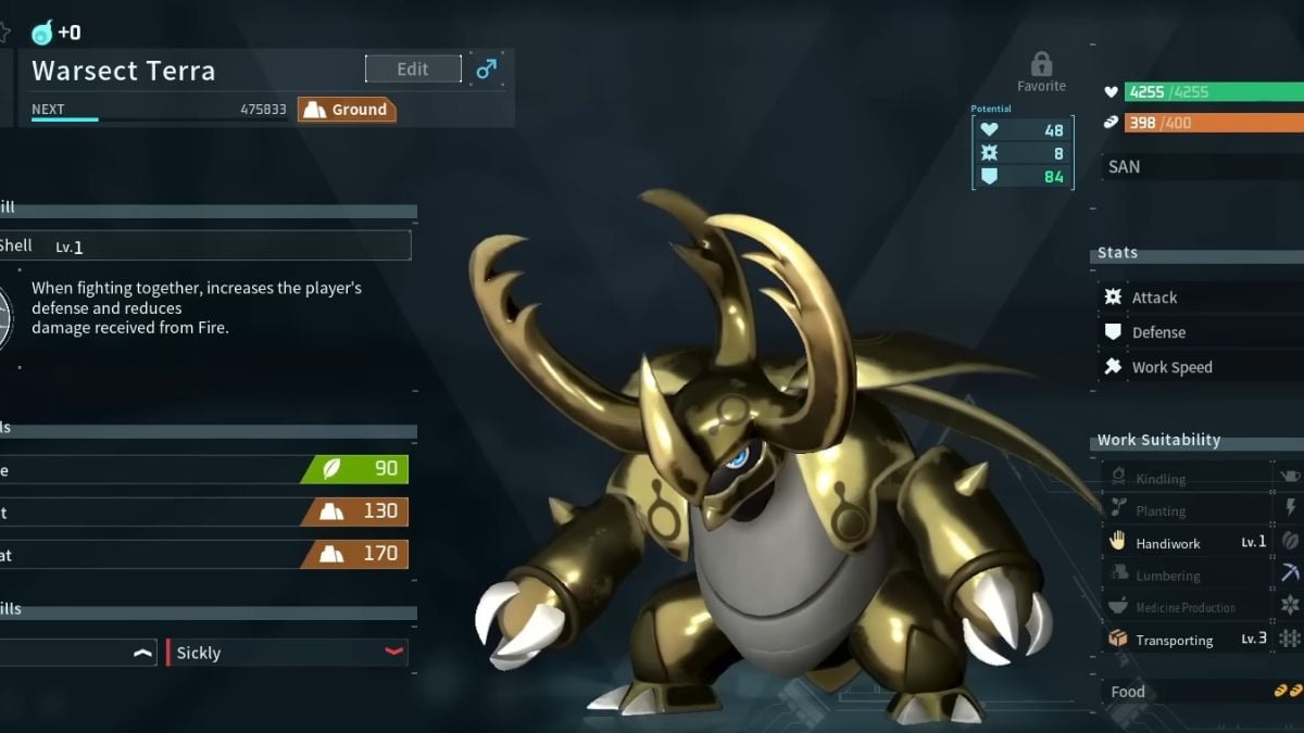1735578419 504 Palworld Liste de tous les amis de Feybreak et Warsect Terra pal à Palworld