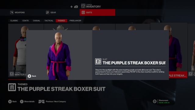 Comment debloquer le costume de boxeur Purple Streak dans Hitman Comment debloquer le costume de boxeur Purple Streak dans Hitman