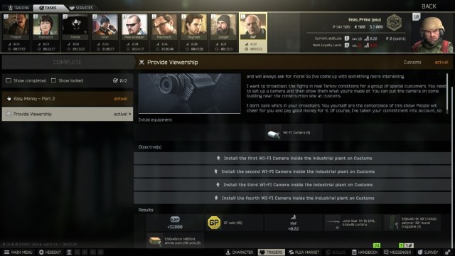 Comment finir de fournir une audience dans Escape from Tarkov Comment finir de fournir une audience dans Escape from Tarkov