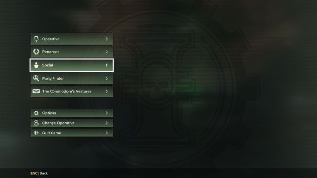 Comment signaler un joueur dans Darktide Comment signaler un joueur dans Darktide