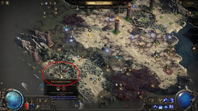 Comment trouver des citadelles dans Path of Exile 2 Comment trouver des citadelles dans Path of Exile 2