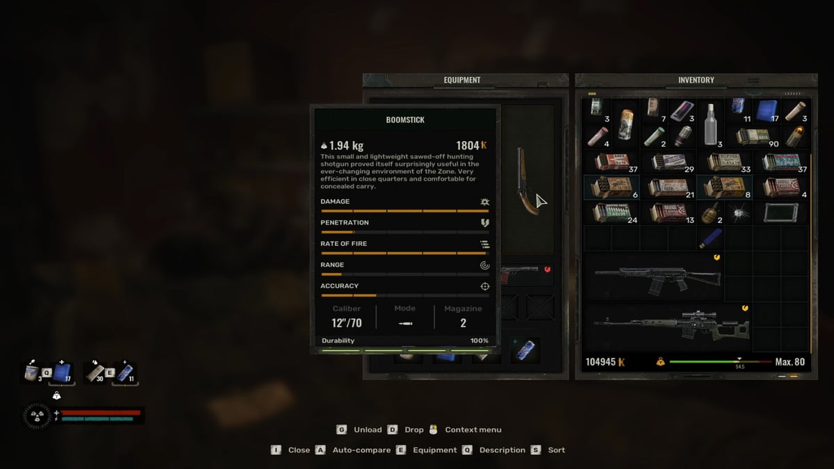 Stalker 2 9 meilleurs fusils de chasse et comment Statistiques du boomstick