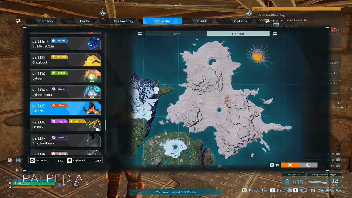 1736241879 797 Palworld 12 montures volantes les plus rapides a avoir Localisation de l’habitat de Faleris à Palworld