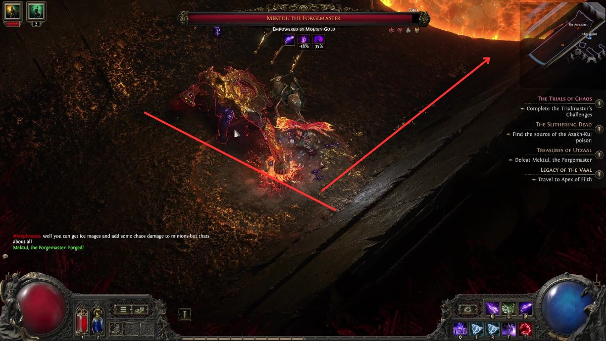 1736759727 608 Path of Exile 2 Mektul le guide du boss Mektul Forgemaster limit Poe2