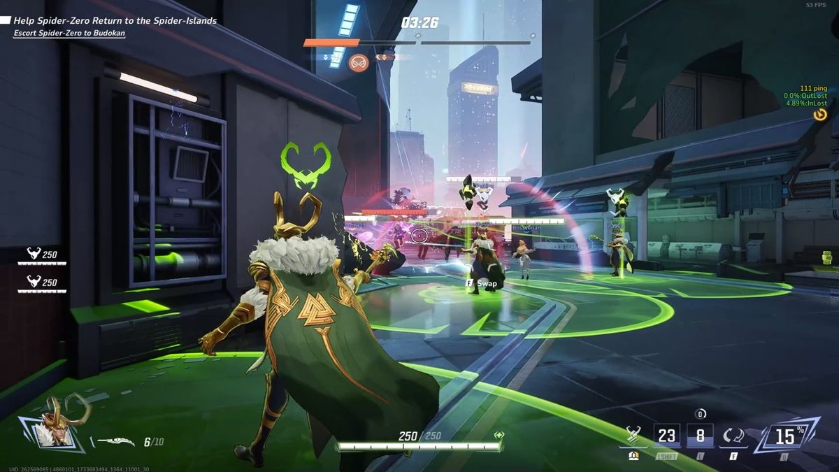 1736924710 703 Marvel Rivals Tous les buffs et nerfs de la saison Illusions de Loki fournissant des réserves de santé à ses coéquipiers dans Marvel Rivals