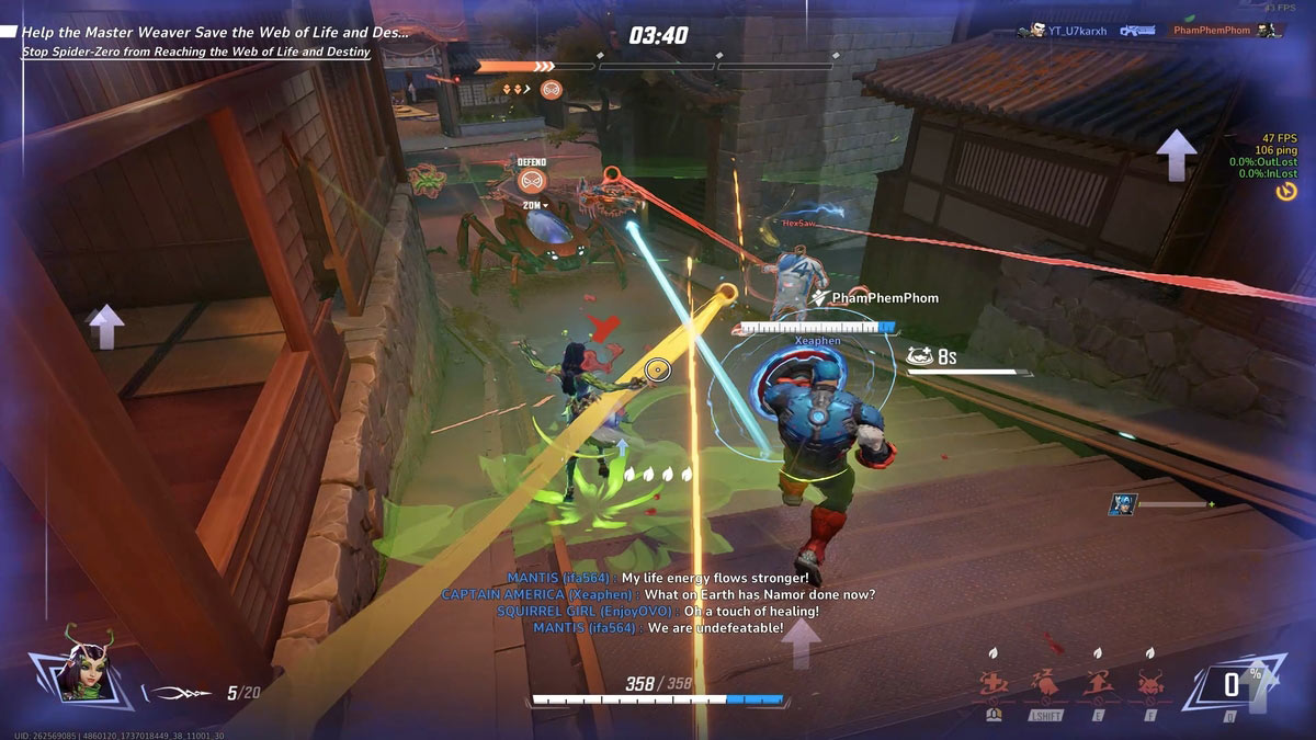 1737352778 404 Guide du personnage Marvel Rivals Mantis Mantis utilisant sa capacité ultime dans Marvel Rivals