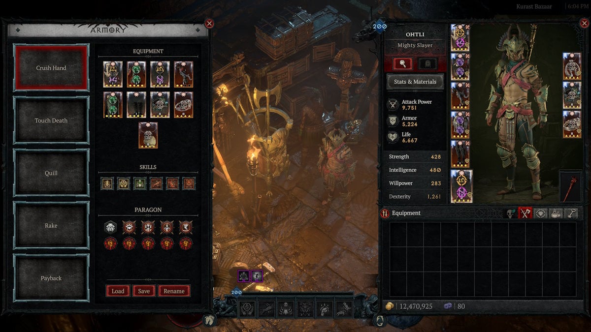 1737500209 375 Comment economiser lequipement dans Diablo 4 Chargements de l’armurerie de Diablo 4