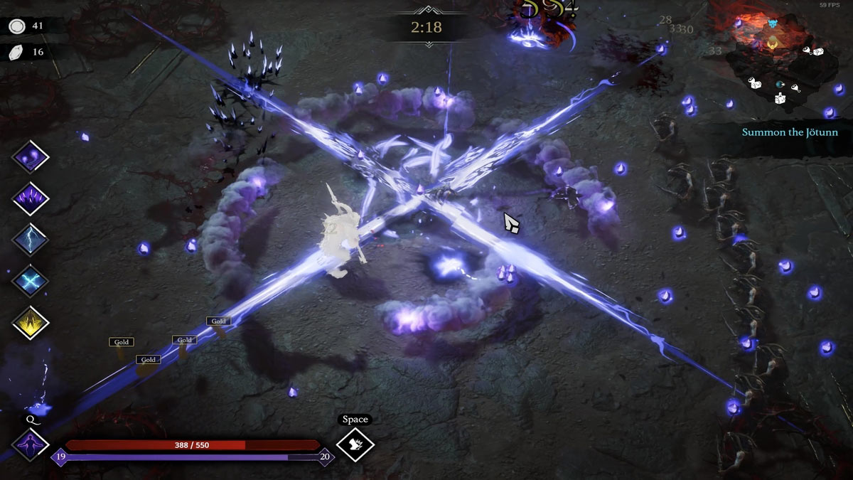 1737616821 525 Jotunnslayer Hordes of Hel – 11 conseils pour les debutants Les capacités d’éclairage de zone de Thor dans Jotunnslayer Hordes of Hel