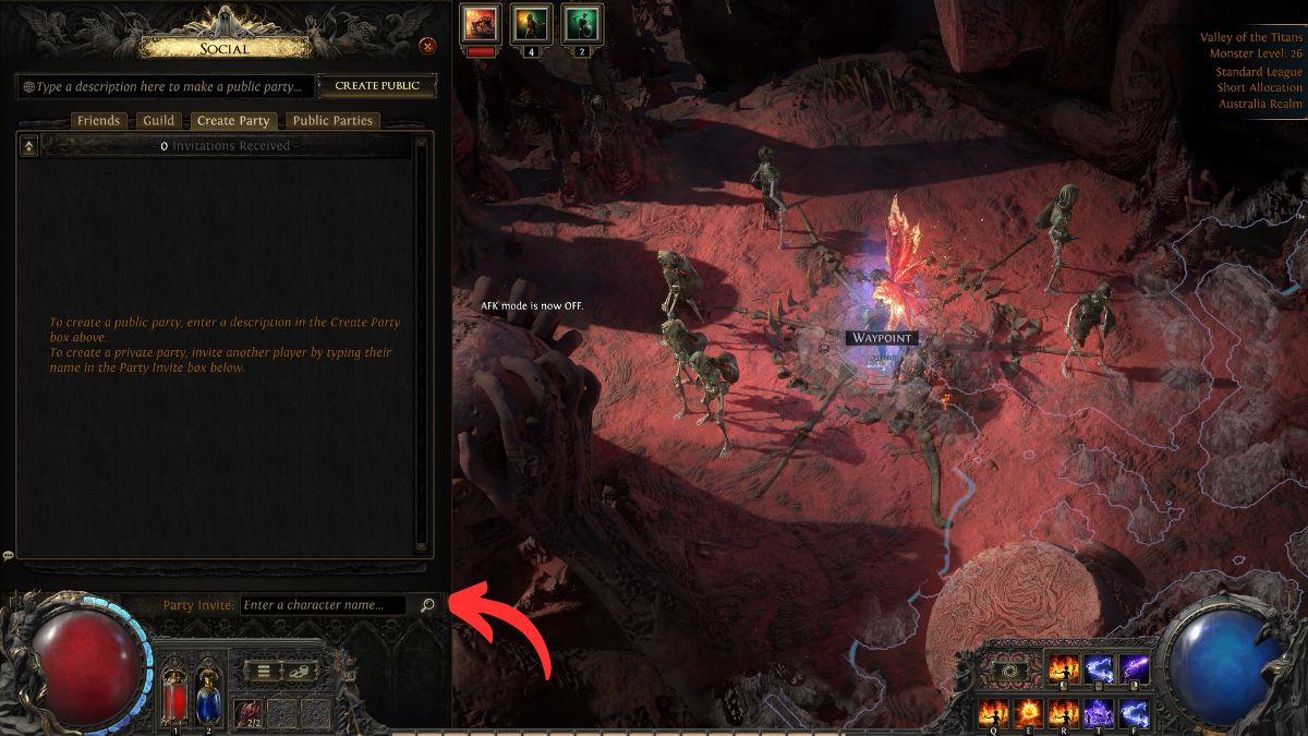 1737634899 112 Comment fonctionne le multijoueur dans Path of Exile 2 Path of Exile 2 Multijoueur Inviter un ami à faire la fête